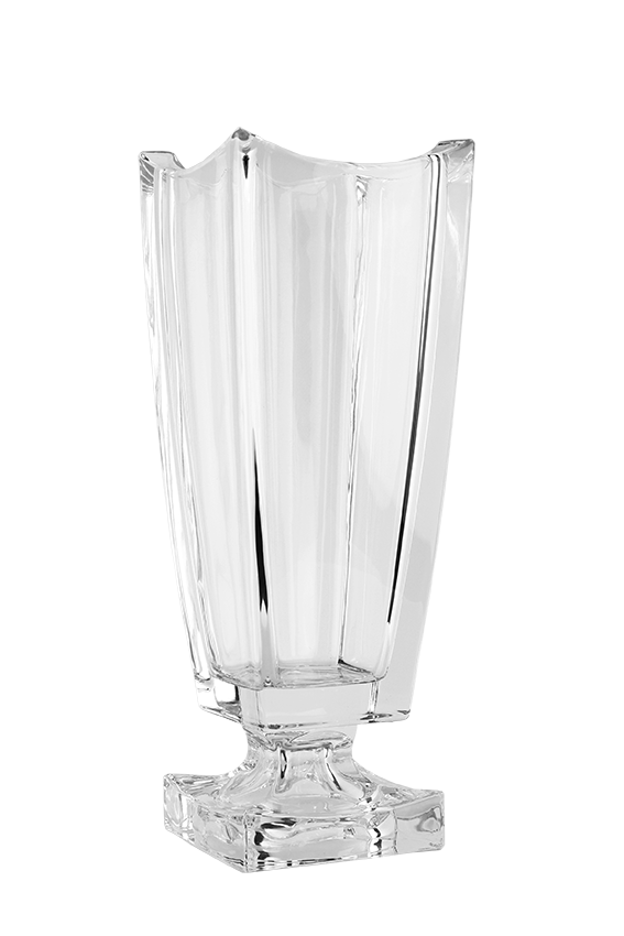 Skleněná trofej váza V2625