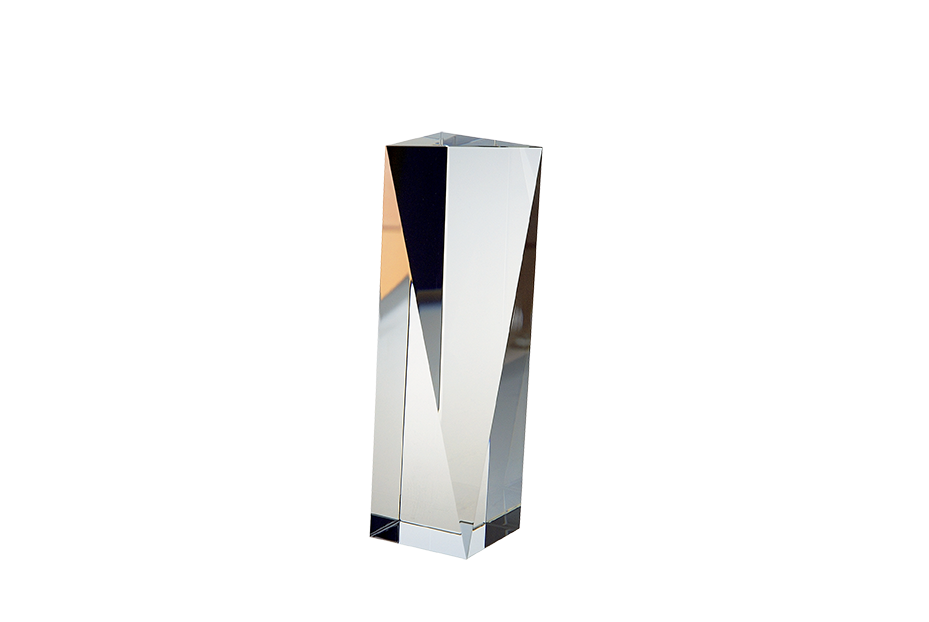 Skleněná trofej golf G030