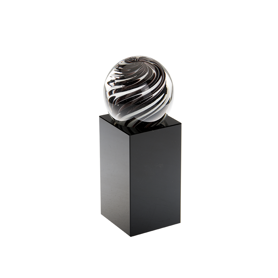 Skleněná trofej golf S2111