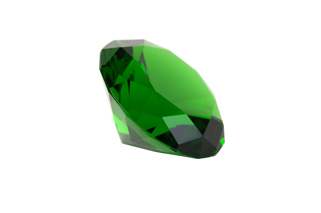 Glass trophy universal Diamond green