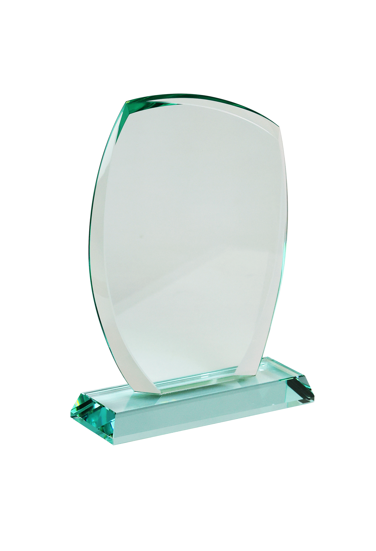 Glass golf trophy G205