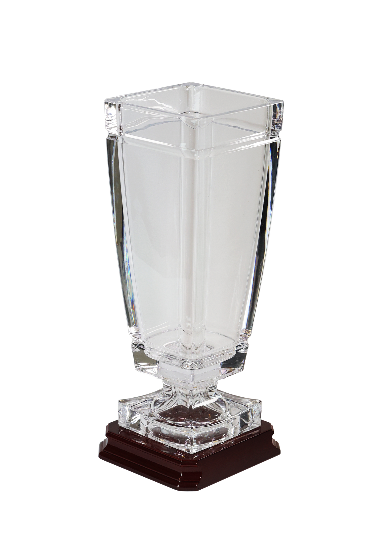 Skleněná trofej váza S2625