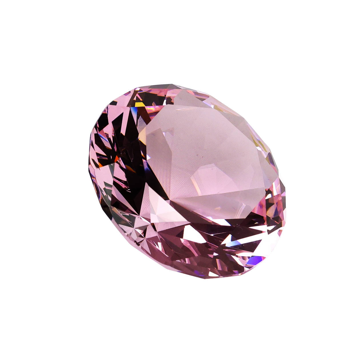 Skleněná trofej univerzal Diamant růžový