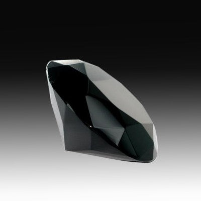 Skleněná trofej univerzal Diamant černý