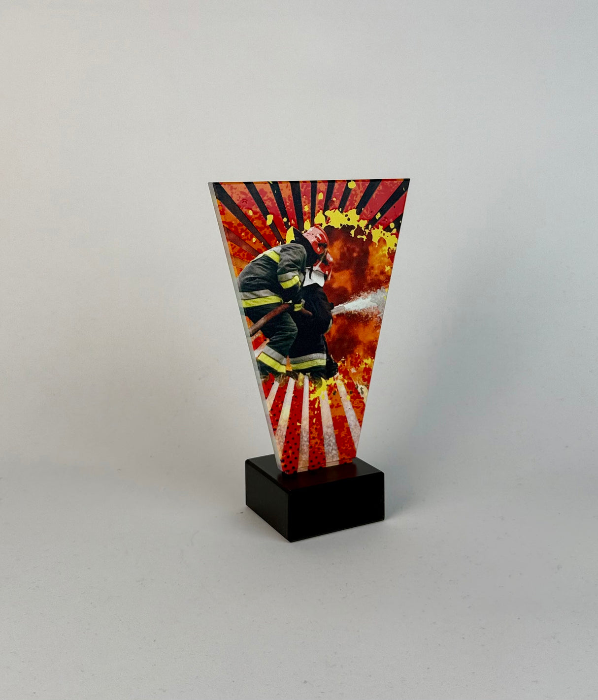 Skleněná trofej H002