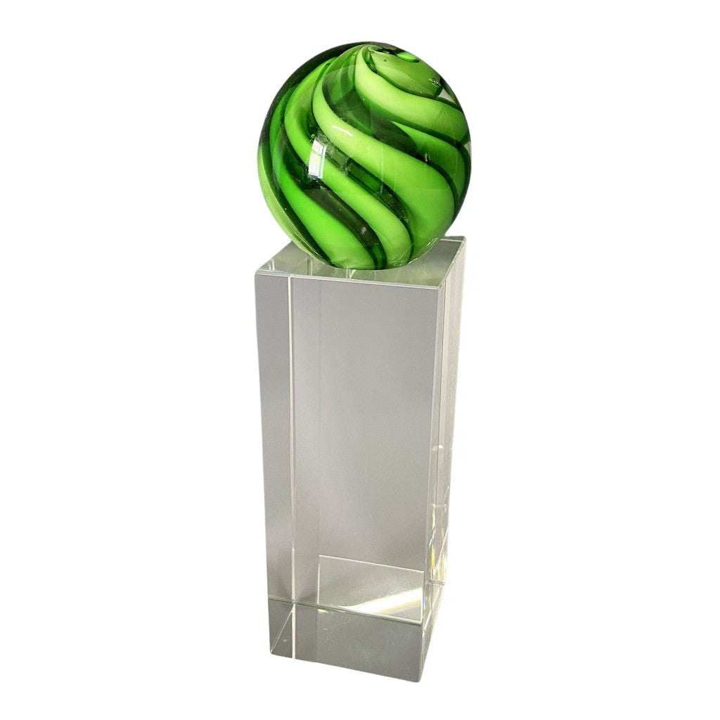 Glass golf trophy S2107