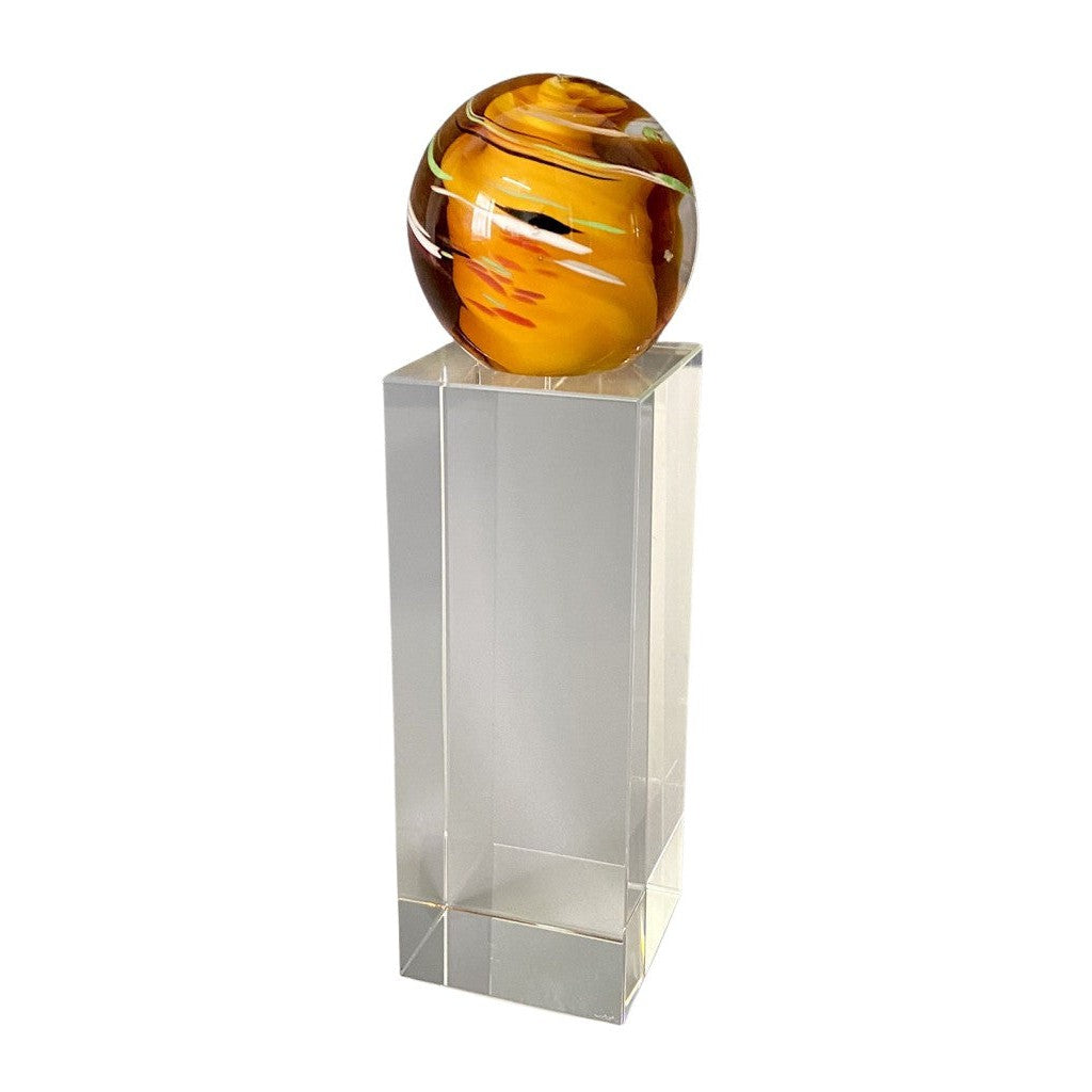 Glass golf trophy S2104