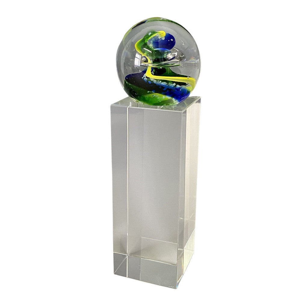 Glass golf trophy S2102