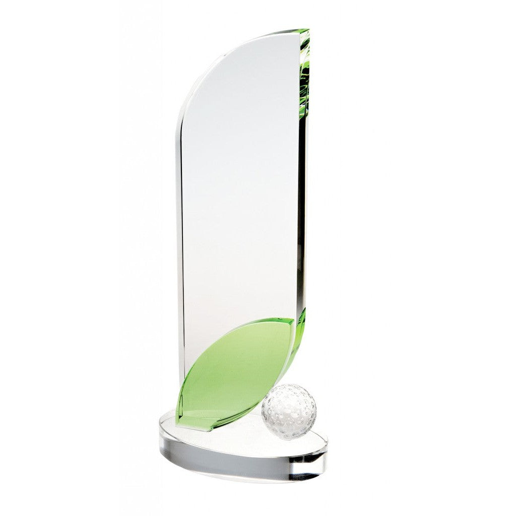 Glass golf trophy S1608