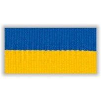 Stuha na medaile modro-žlutá