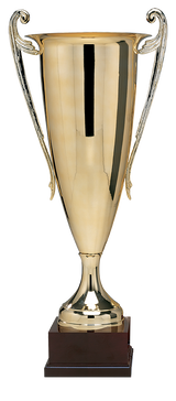 Pohár kov + dřevěný podstavec 350
