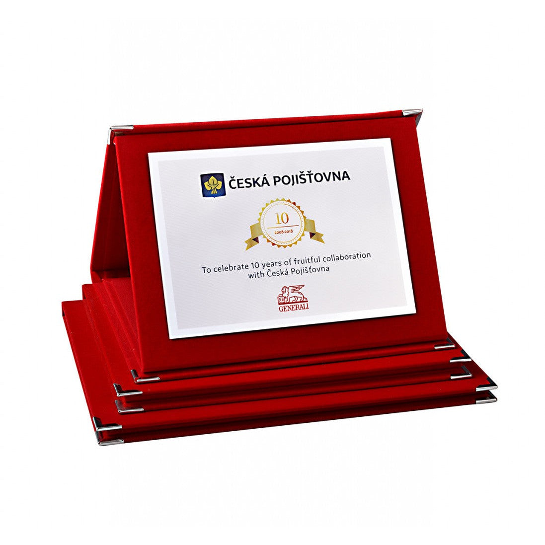 Metal diploma case 511 BOXR silver