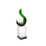 Skleněná trofej golf G2203