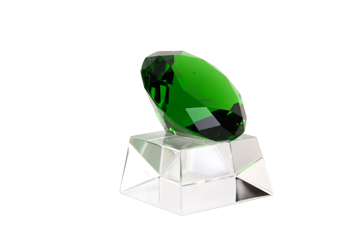 Skleněná trofej univerzal D01 Green