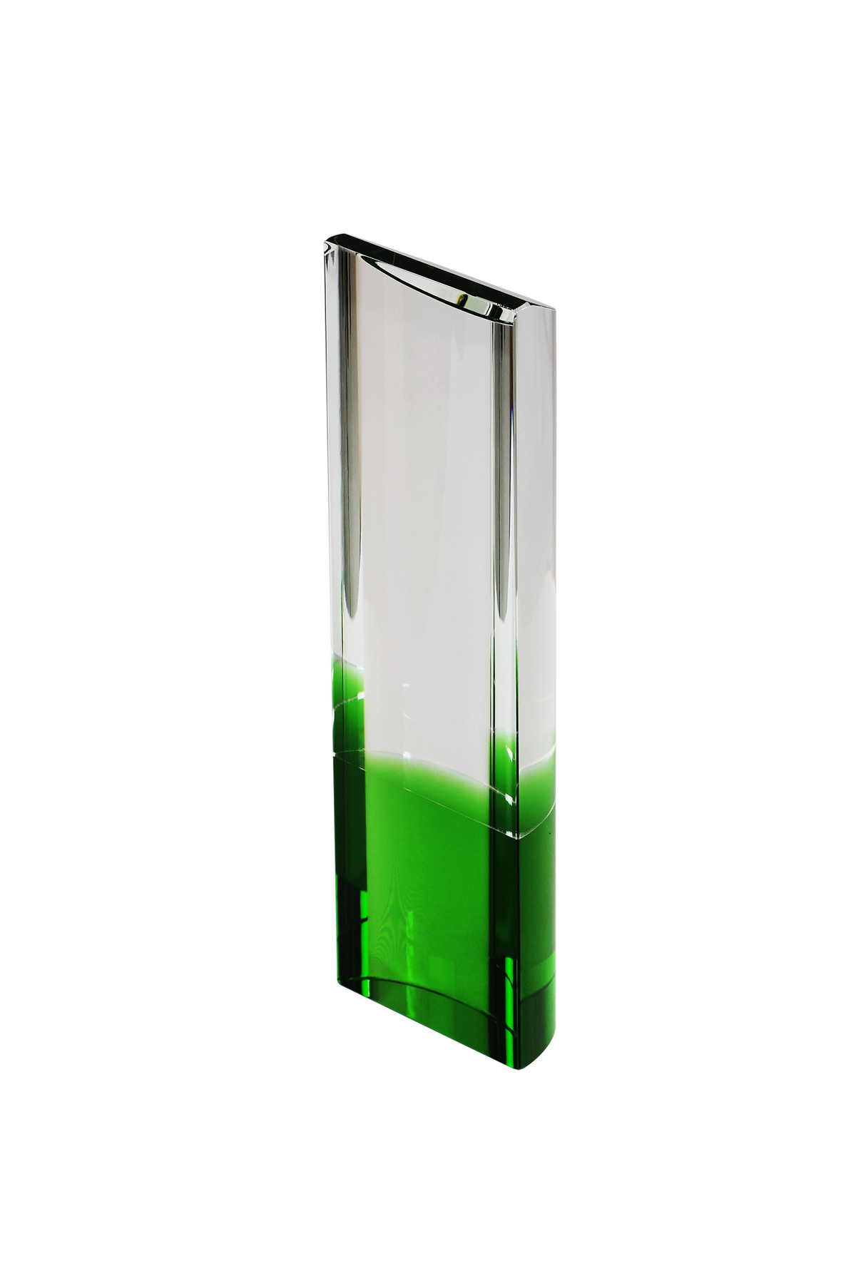 Glass golf trophy G361