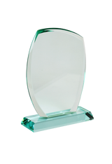 Glass golf trophy G205