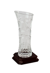 Skleněná trofej váza S2626