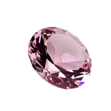 Skleněná trofej univerzal Diamant růžový