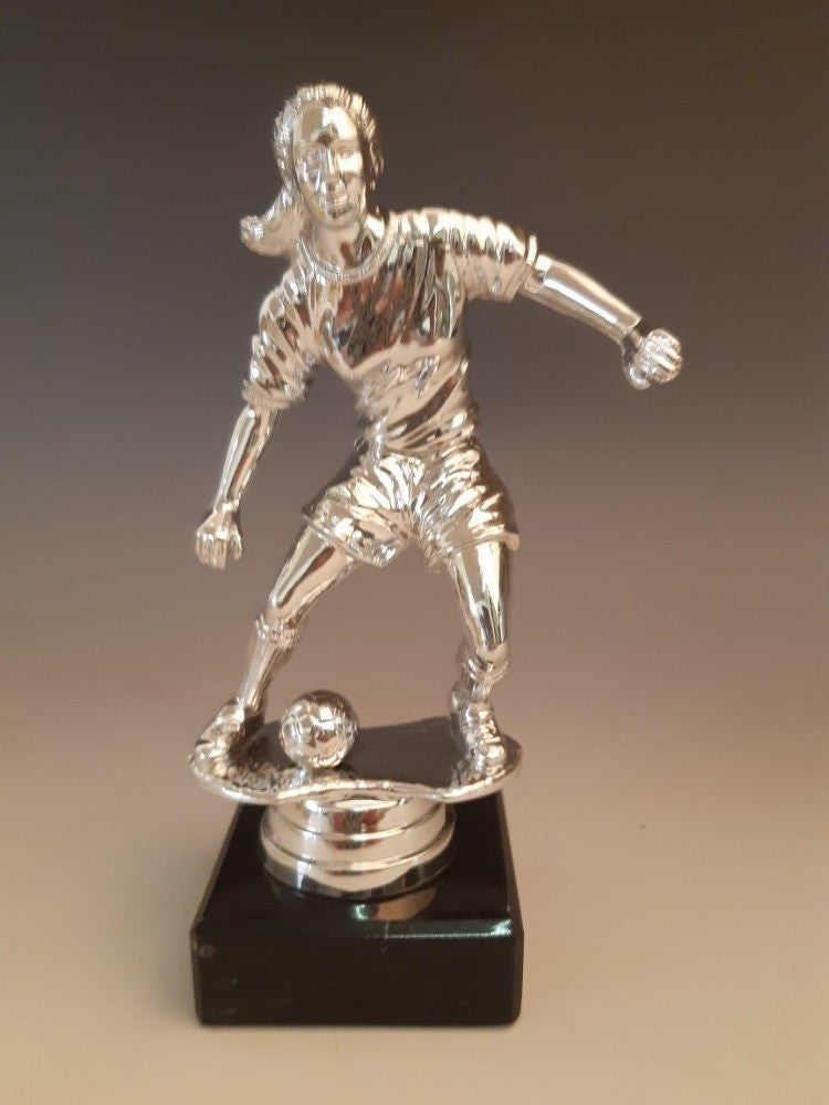 Football trophy FT woman silver