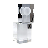 Glass golf trophy G203