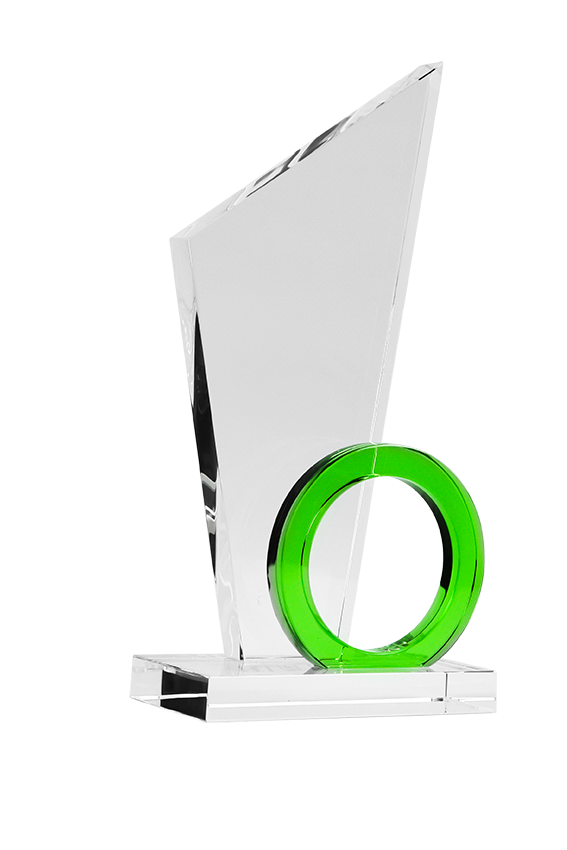 Skleněná trofej S2629