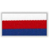 Medal ribbon white-red-blue