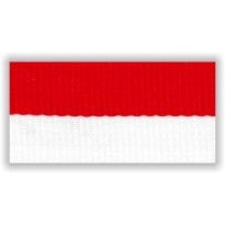 Red and white medal ribbon