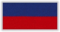 Medal ribbon red-blue