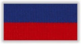 Medal ribbon red-blue