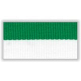 Medal ribbon green-white