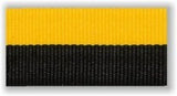 Medal ribbon yellow-black