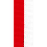 Red and white medal ribbon