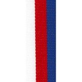 Medal ribbon white-red-blue